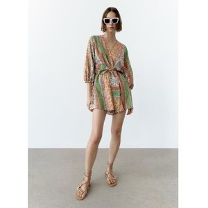 Zara Printed Romper